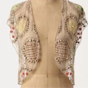 Moyna vintage beaded vest